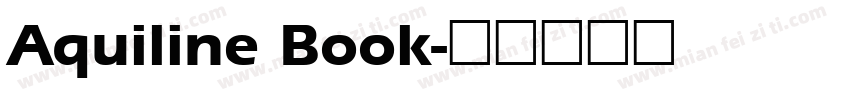 Aquiline Book字体转换
